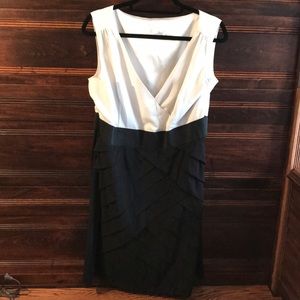 Black and white dress